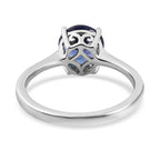 RHAPSODY 950 Platinum AAAA Tanzanite Solitaire Ring 2.00 Ct.