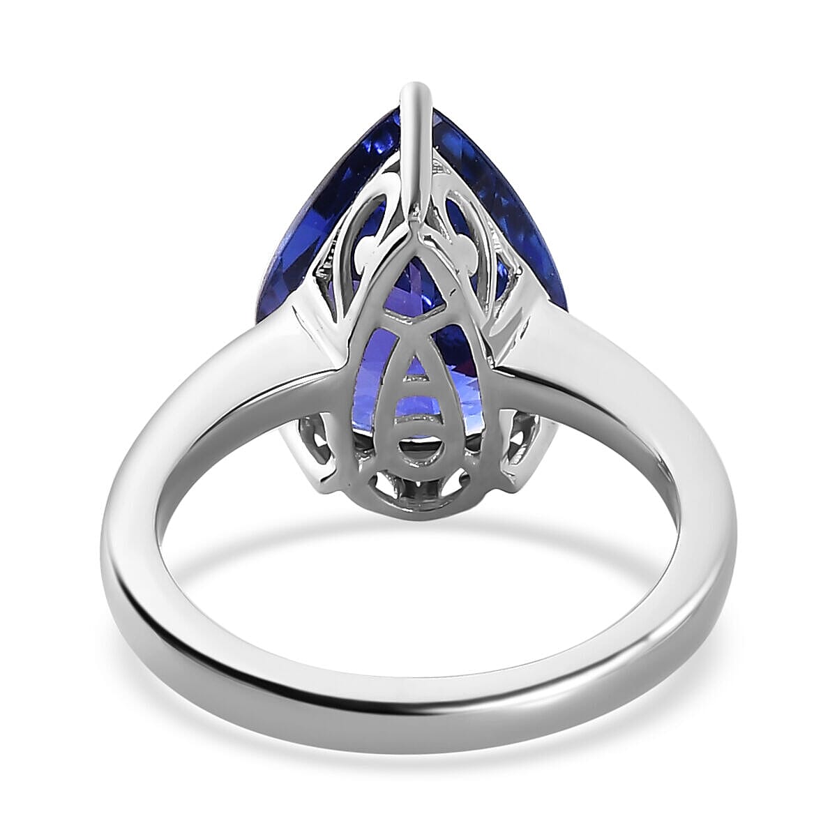 RHAPSODY 950 Platinum AAAA Tanzanite Solitaire Engagement Ring 5.24 Ct 7156672 9