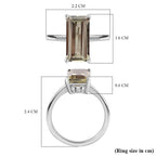 RHAPSODY 950 Platinum AAAA Turkizite (5.00 CT) & Diamond Ring 5.06 Ct, Platinum Wt. 5.35 GM