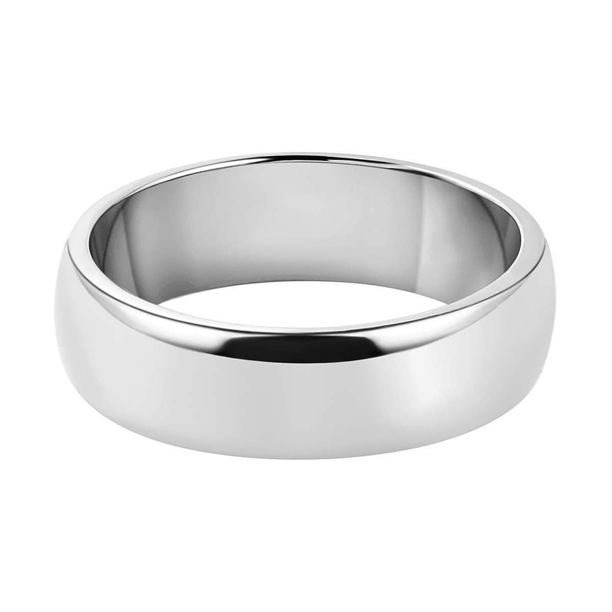 950 Platinum Band Ring, Platinum wt 6.96 Gms. 3280792 0