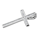 RHAPSODY 950 Platinum IGI Certified Diamond (VS-E-F) Cross Pendant 0.50 Ct.