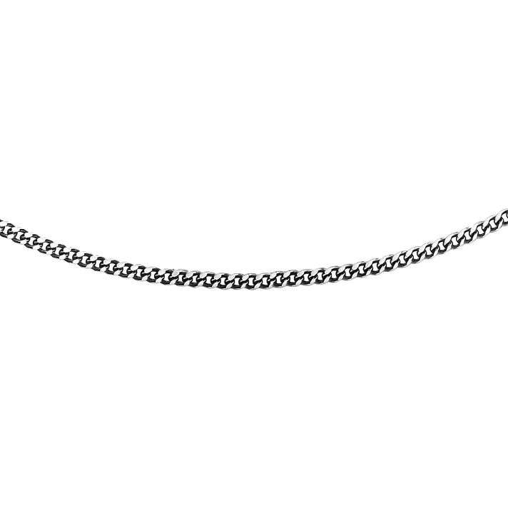 RHAPSODY 950 Platinum Diamond Cut 1mm Curb Chain 16 Inch with Supreme Finish 7167663 1