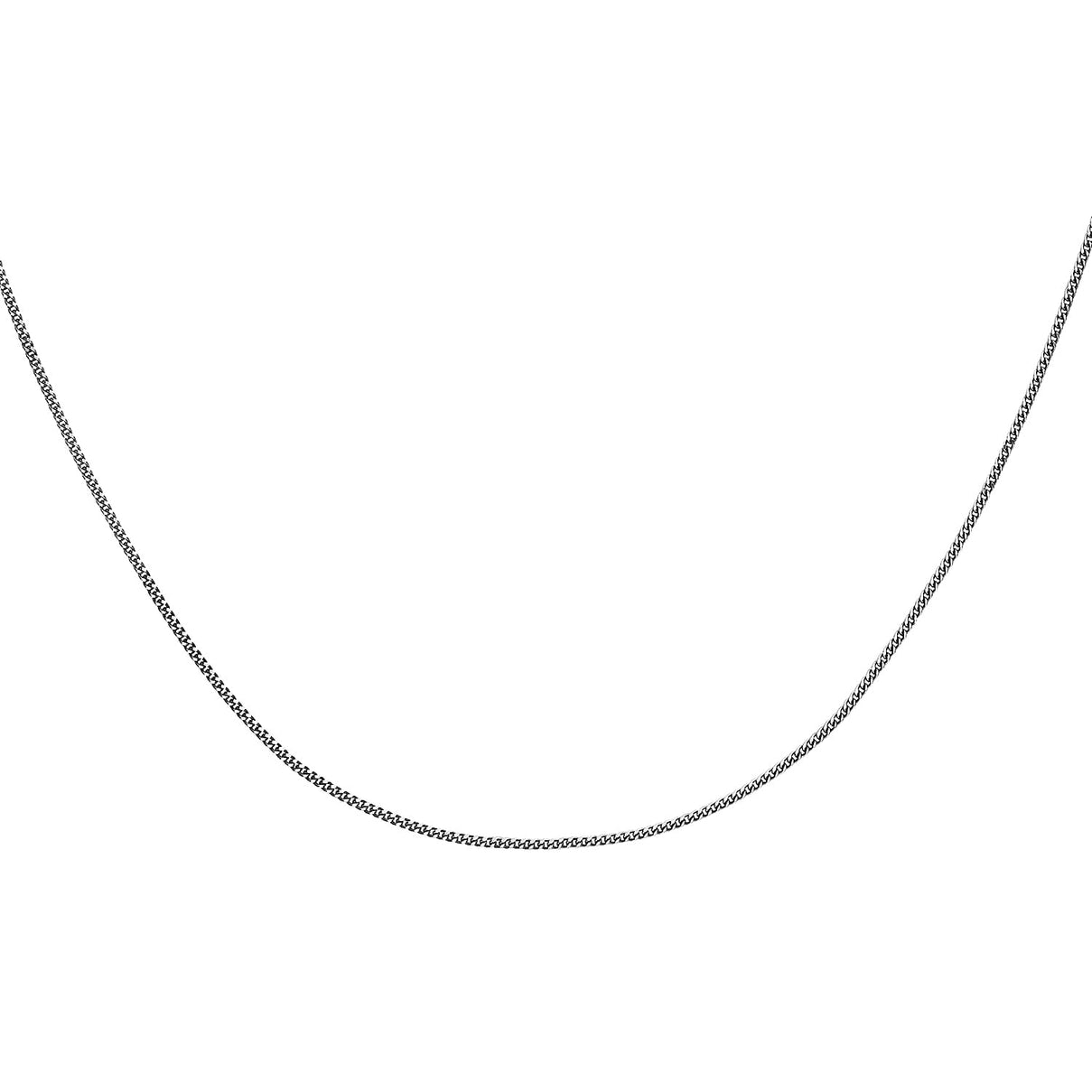 RHAPSODY 950 Platinum Diamond Cut 1mm Curb Chain 16 Inch with Supreme Finish 7167663 3