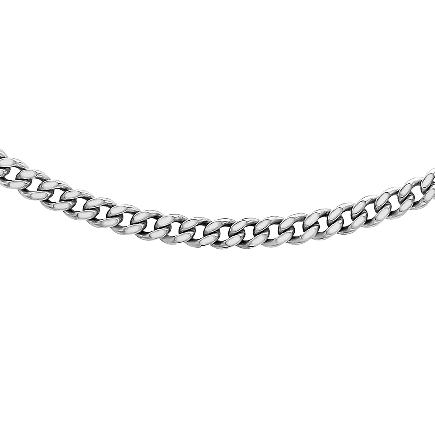 RHAPSODY 950 Platinum Diamond Cut 1.8mm Curb Chain 16 Inch with Supreme Finish 7167664 0