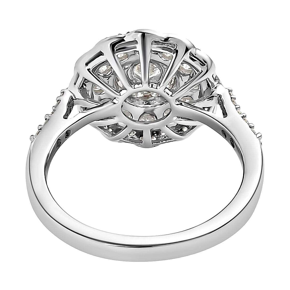 RHAPSODY 950 Platinum Floral Ring with IGI Certified VS-E-F Diamond 1.00 Ct. 7322148 9