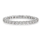 RHAPSODY 950 Platinum IGI Certified Diamond (VS/E-F) Eternity  Ring 1.00 Ct.