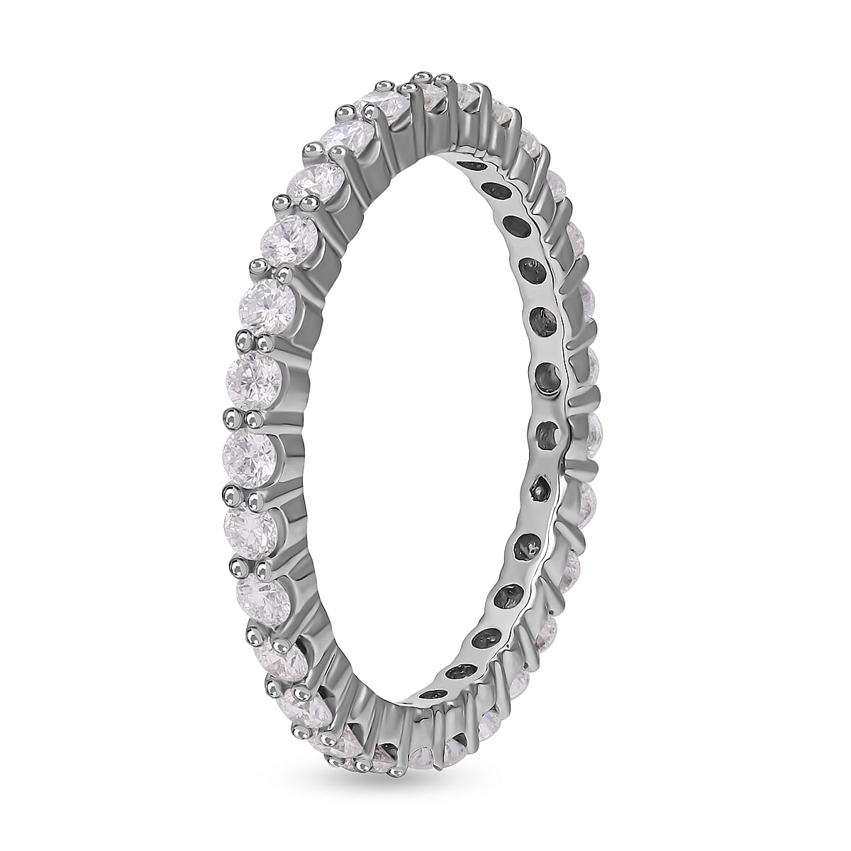 RHAPSODY 950 Platinum IGI Certified Diamond (VS/E-F) Eternity Wedding Band Ring 1.00 Ct. 3873767 4