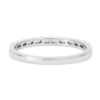 RHAPSODY 950 Platinum IGI Certified Diamond (VS- E-F) Half Eternity Band Ring 0.330 Ct.