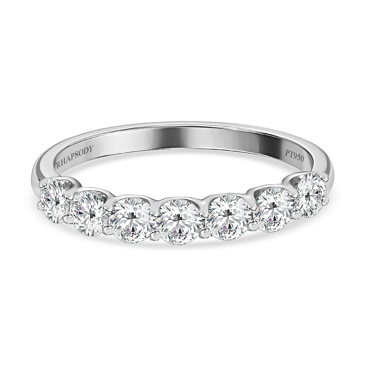 RHAPSODY 950 Platinum IGI Certified Diamond (VS-E-F) Ring 1.00 Ct 7507747 0