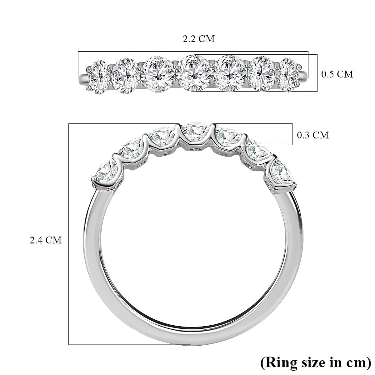 RHAPSODY 950 Platinum IGI Certified Diamond (VS-E-F) Ring 1.00 Ct 7507747 11