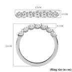 RHAPSODY 950 Platinum IGI Certified Diamond (VS-E-F) Ring 1.00 Ct