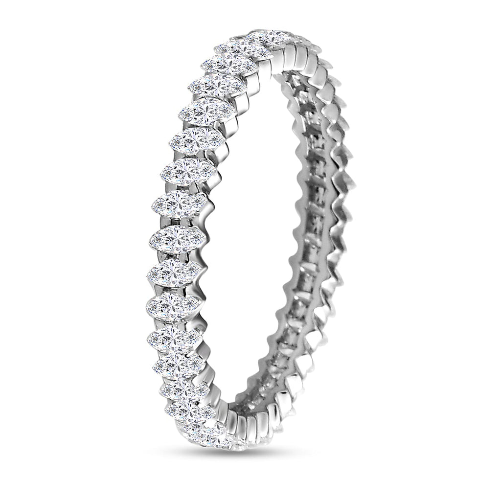 RHAPSODY 950 Platinum (Certified Diamond VS-E-F) Full Eternity Ring 1.25 Ct.