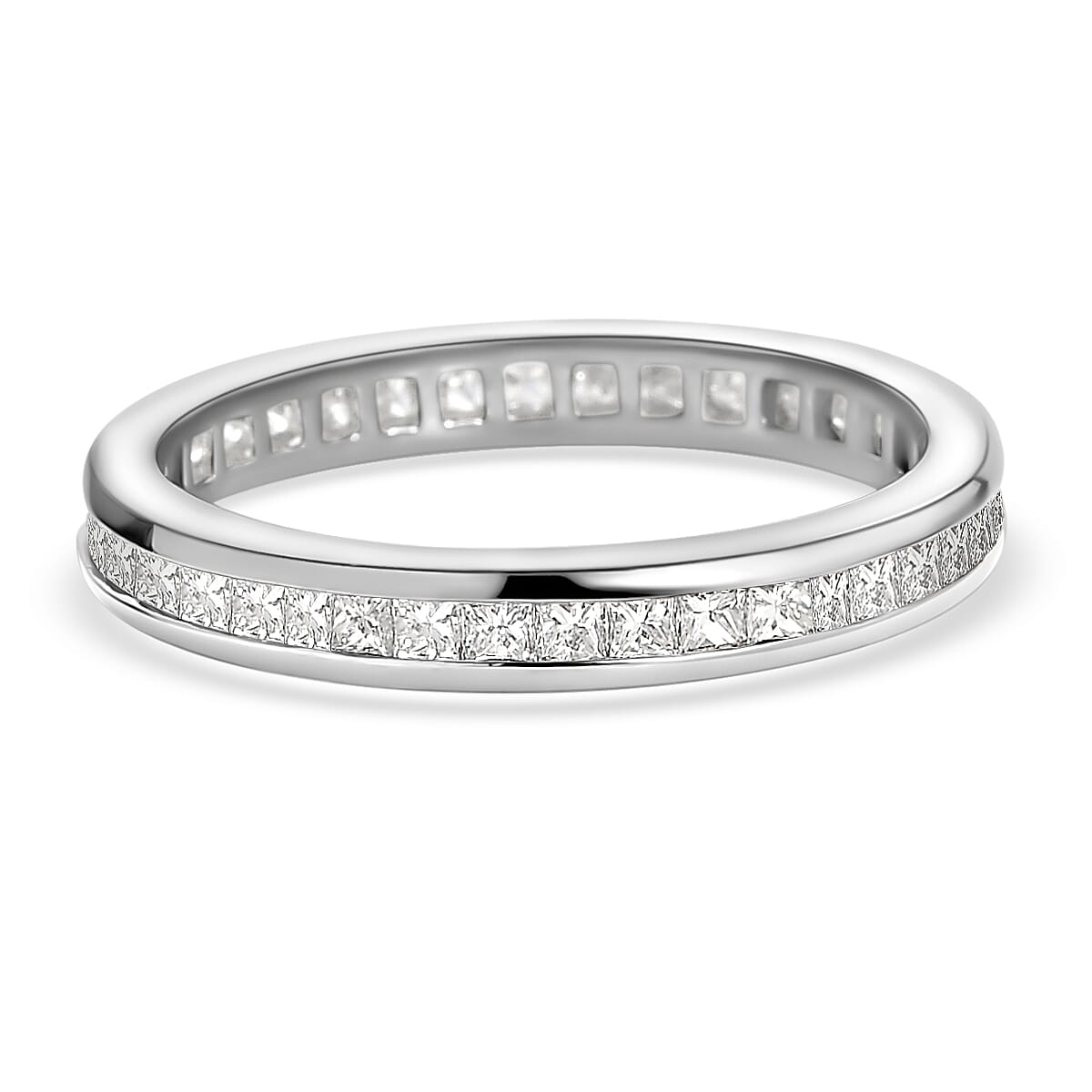 RHAPSODY 950 Platinum IGI Certified Diamond (VS-E-F) Full Eternity Wedding Band Ring 1.00 Ct. 8915034 2