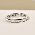 RHAPSODY 950 Platinum IGI Certified Diamond (VS-E-F) Full Eternity Band Ring 1.00 Ct.