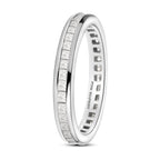 RHAPSODY 950 Platinum IGI Certified Diamond (VS-E-F) Full Eternity Band Ring 1.00 Ct.