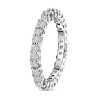 RHAPSODY 950 Platinum IGI Certified Diamond (VS/E-F) Eternity  Ring 1.00 Ct.