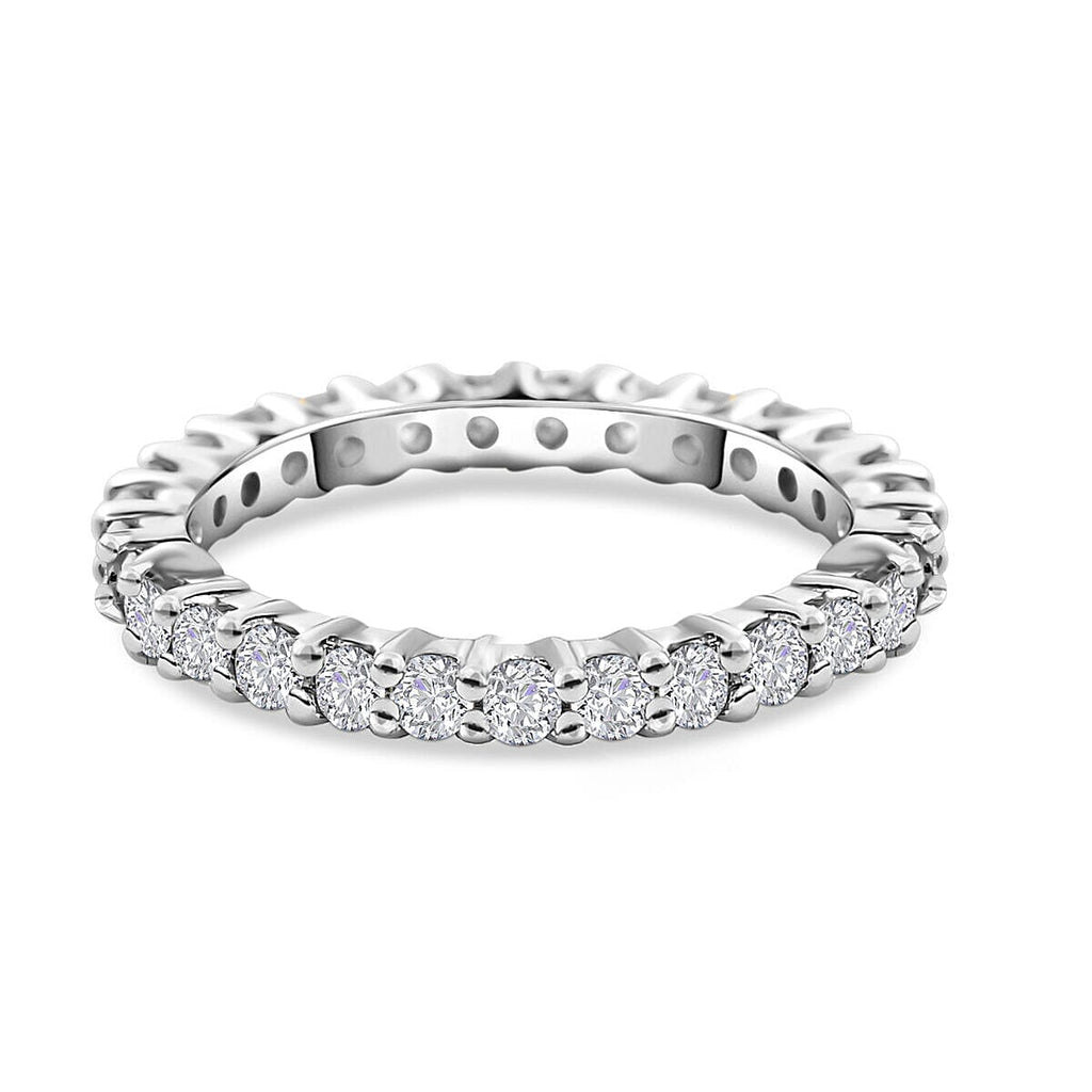 RHAPSODY 950 Platinum IGI Certified Diamond (VS/E-F) Eternity  Ring 1.00 Ct.