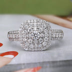 RHAPSODY 950 Platinum IGI Certified Diamond (VS-E-F) Ring 1.00 Ct.