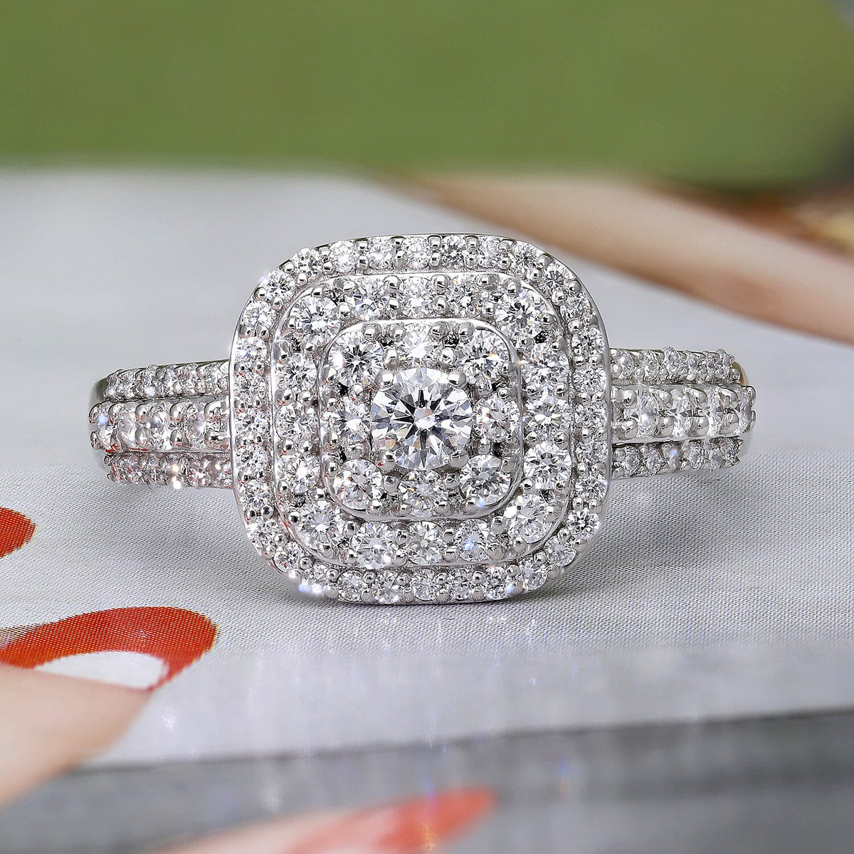 RHAPSODY 950 Platinum IGI Certified Diamond (VS/E-F) Ring 1.00 Ct. 7597157 3