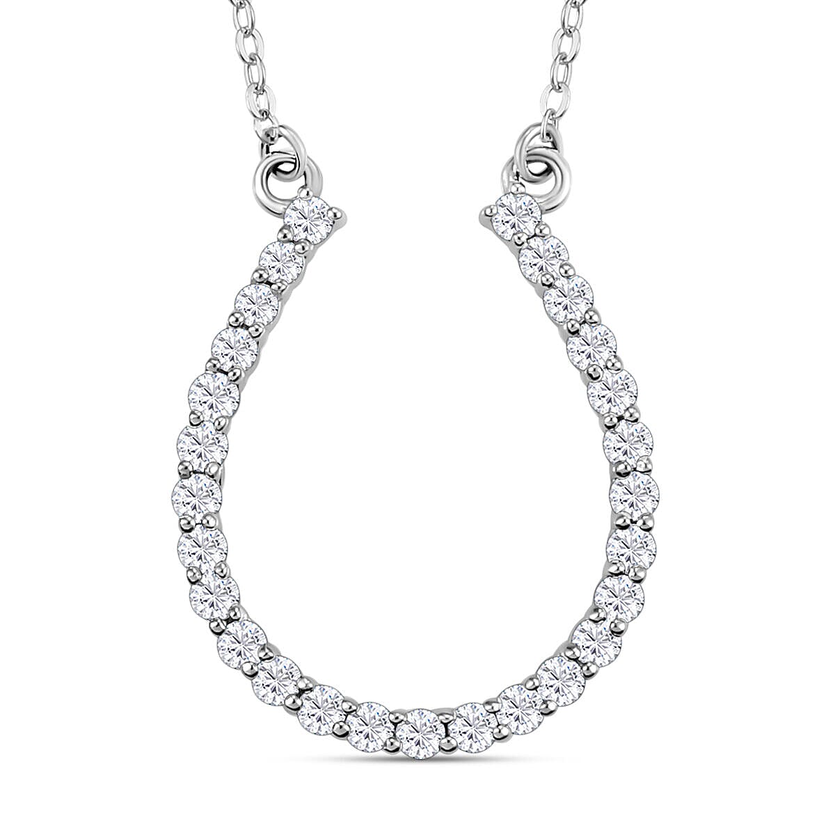 RHAPSODY 950 Platinum IGI Certified VS/E-F 0.50 Ct  Diamond Necklace (Size - 18) 7435167 0
