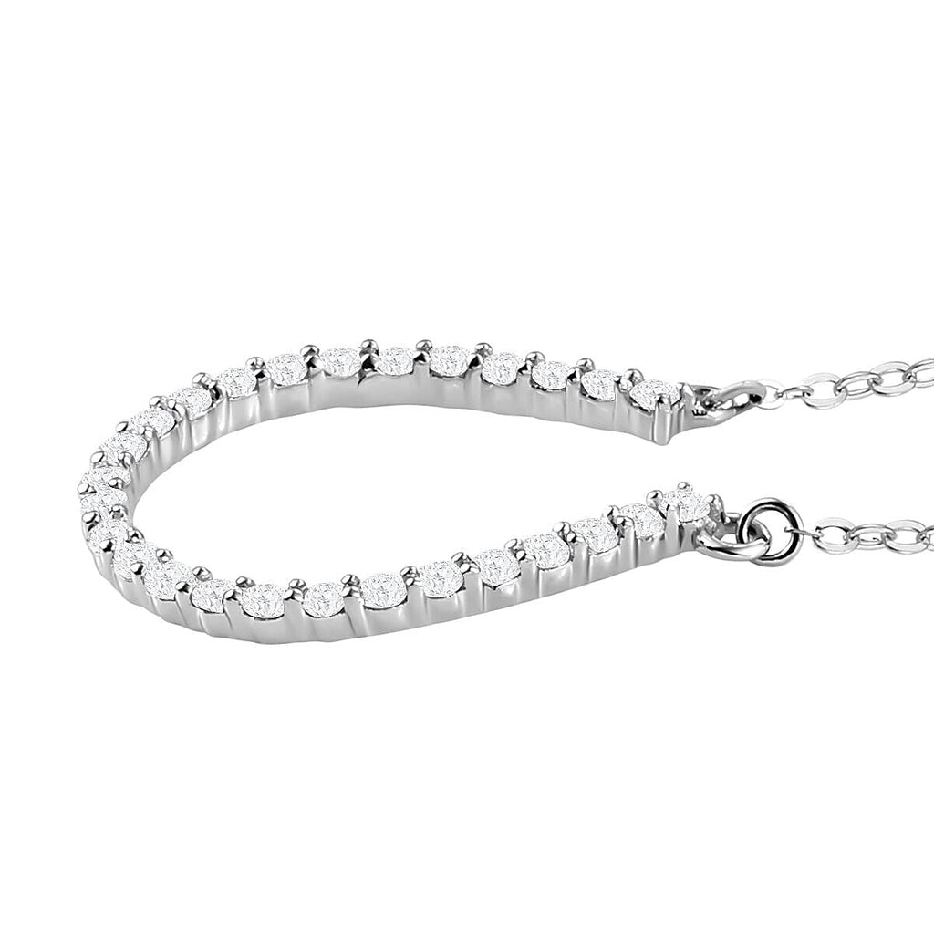 RHAPSODY 950 Platinum IGI Certified Diamond (VS-E-F) Necklace (Size - 18) 0.50 Ct.