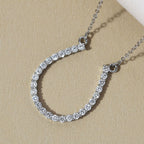 RHAPSODY 950 Platinum IGI Certified Diamond (VS-E-F) Necklace (Size - 18) 0.50 Ct.