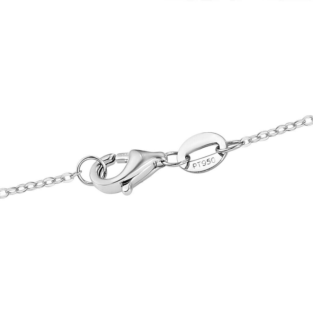 RHAPSODY 950 Platinum IGI Certified Diamond (VS-E-F) Necklace (Size - 18) 0.50 Ct.