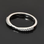 RHAPSODY 950 Platinum IGI Certified Diamond (VS-E-F) Band Ring 0.14 Ct.
