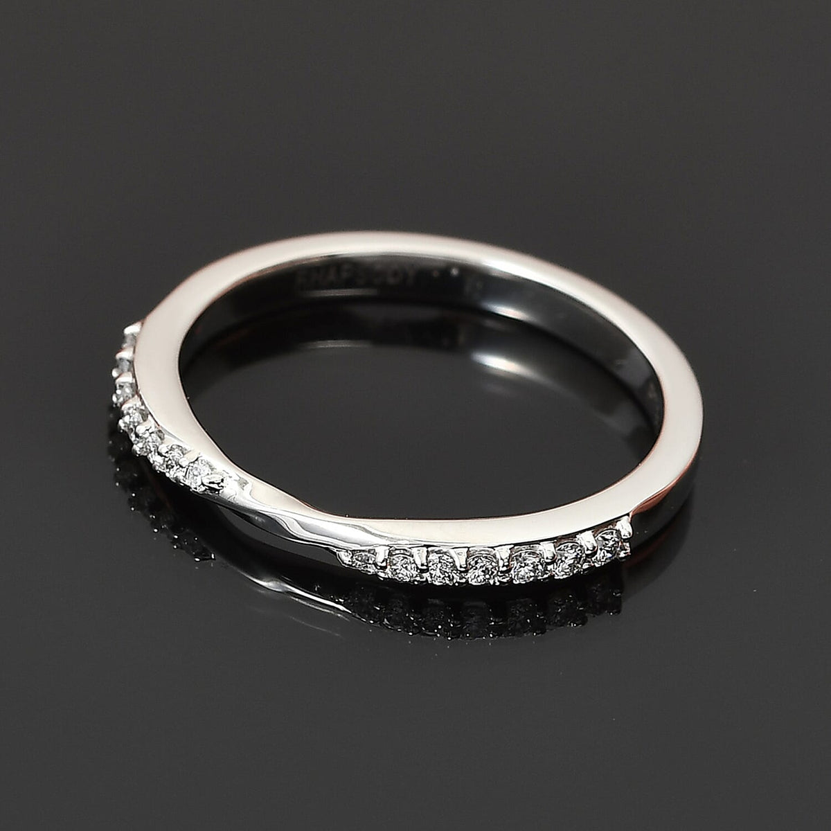 RHAPSODY 950 Platinum IGI Certified (VS-E-F) Diamond Band Ring 0.14 Ct. 3652088 2