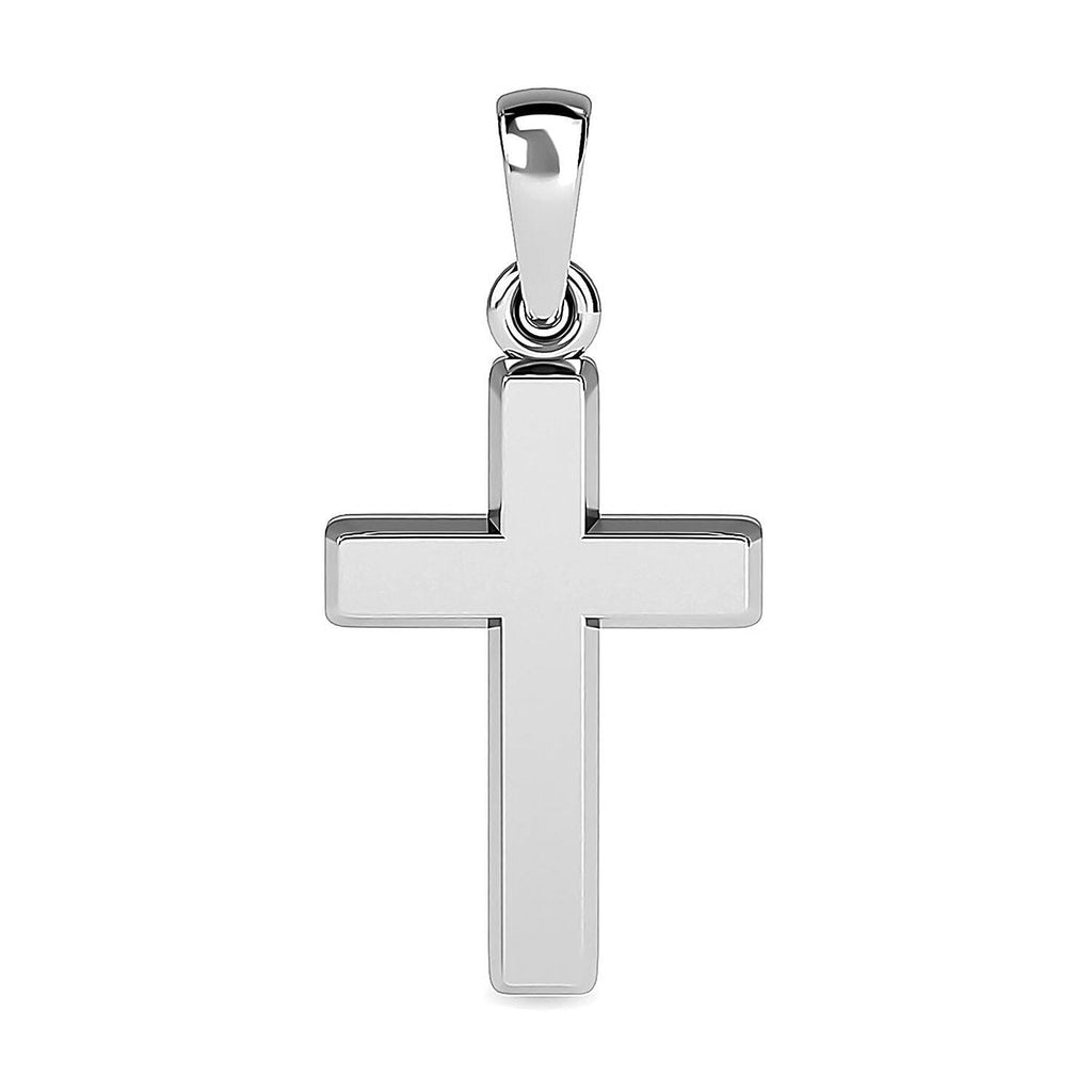 RHAPSODY 950 Platinum Plain Cross Pendant in Supreme Finish 2.15 gram