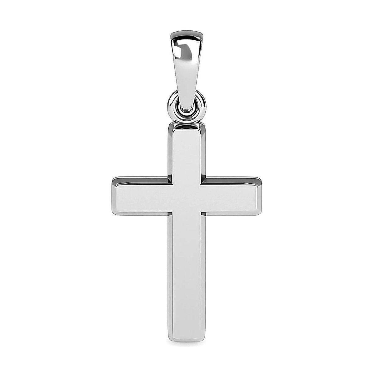 950 Platinum Plain Cross Pendant 2829835 0