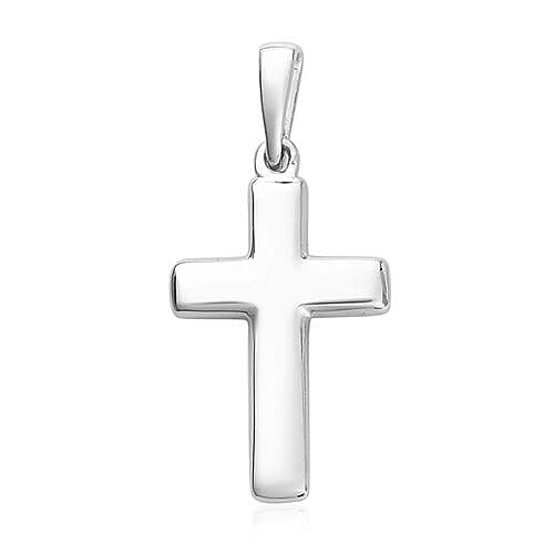 950 Platinum Plain Cross Pendant 2829835 9