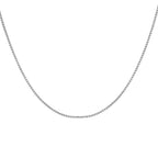 950 Platinum Venetian Box Chain 16 Inch with Supreme Finish