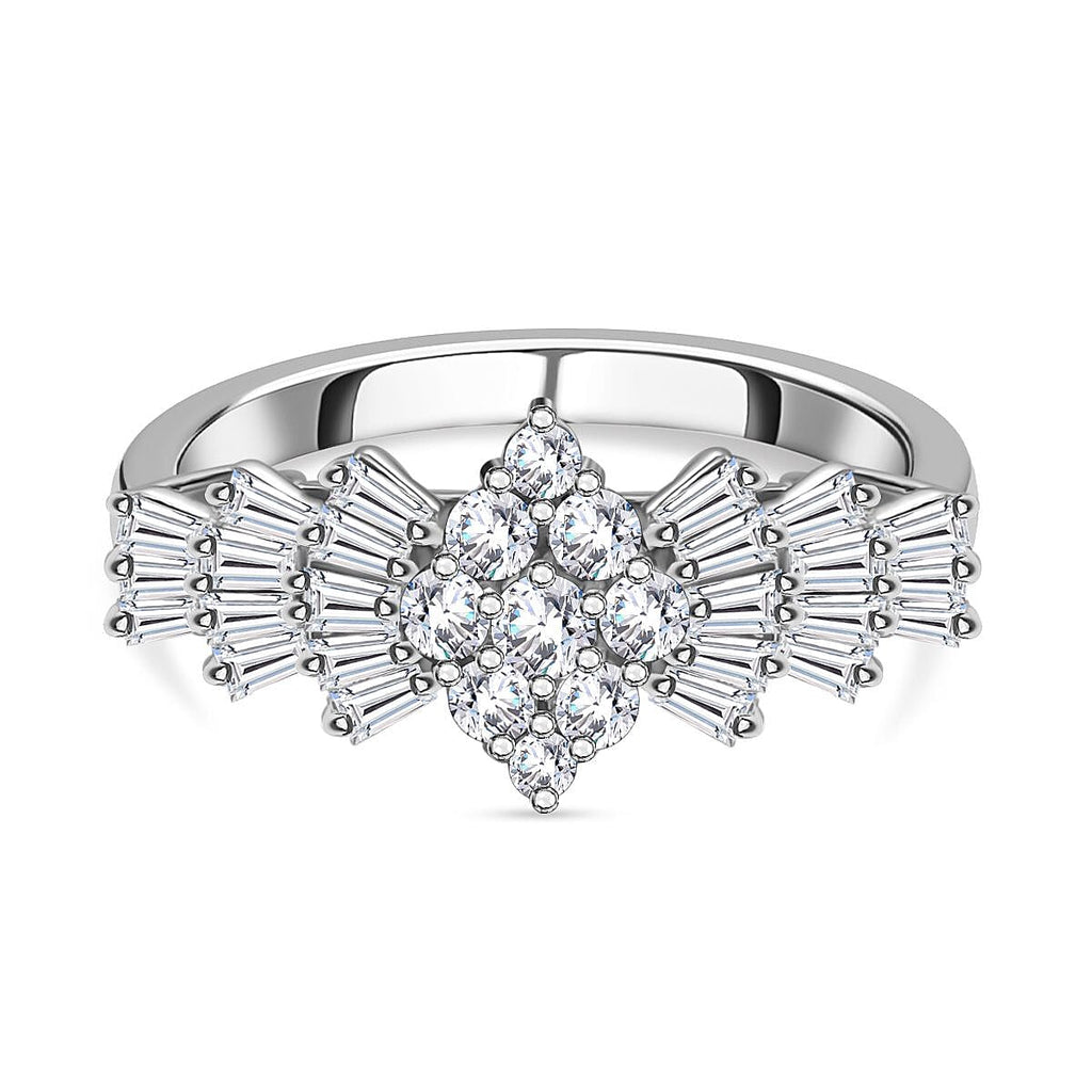 RHAPSODY - 950 Platinum White Diamond (VS-EF) IGI Certified Ring 1.00 Ct.