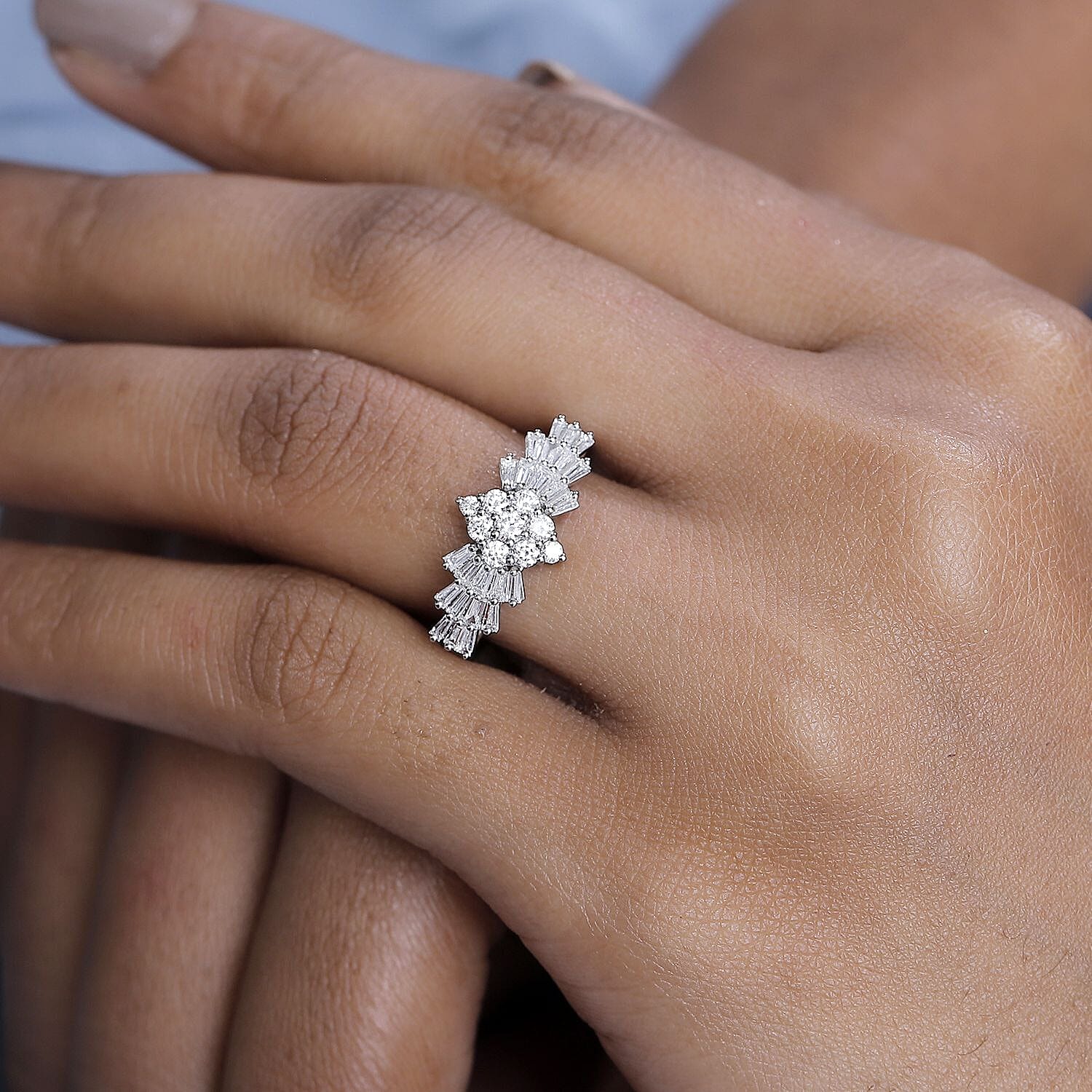 RHAPSODY - 950 Platinum White Diamond (VS-EF) IGI Certified Ring 1.00 Ct. 7938115 9