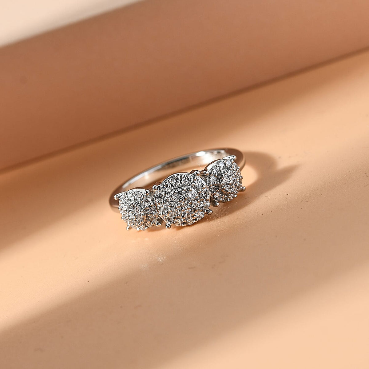 RHAPSODY 950 Platinum and Diamond Cluster Ring 0.47 Ct. 7831868 2