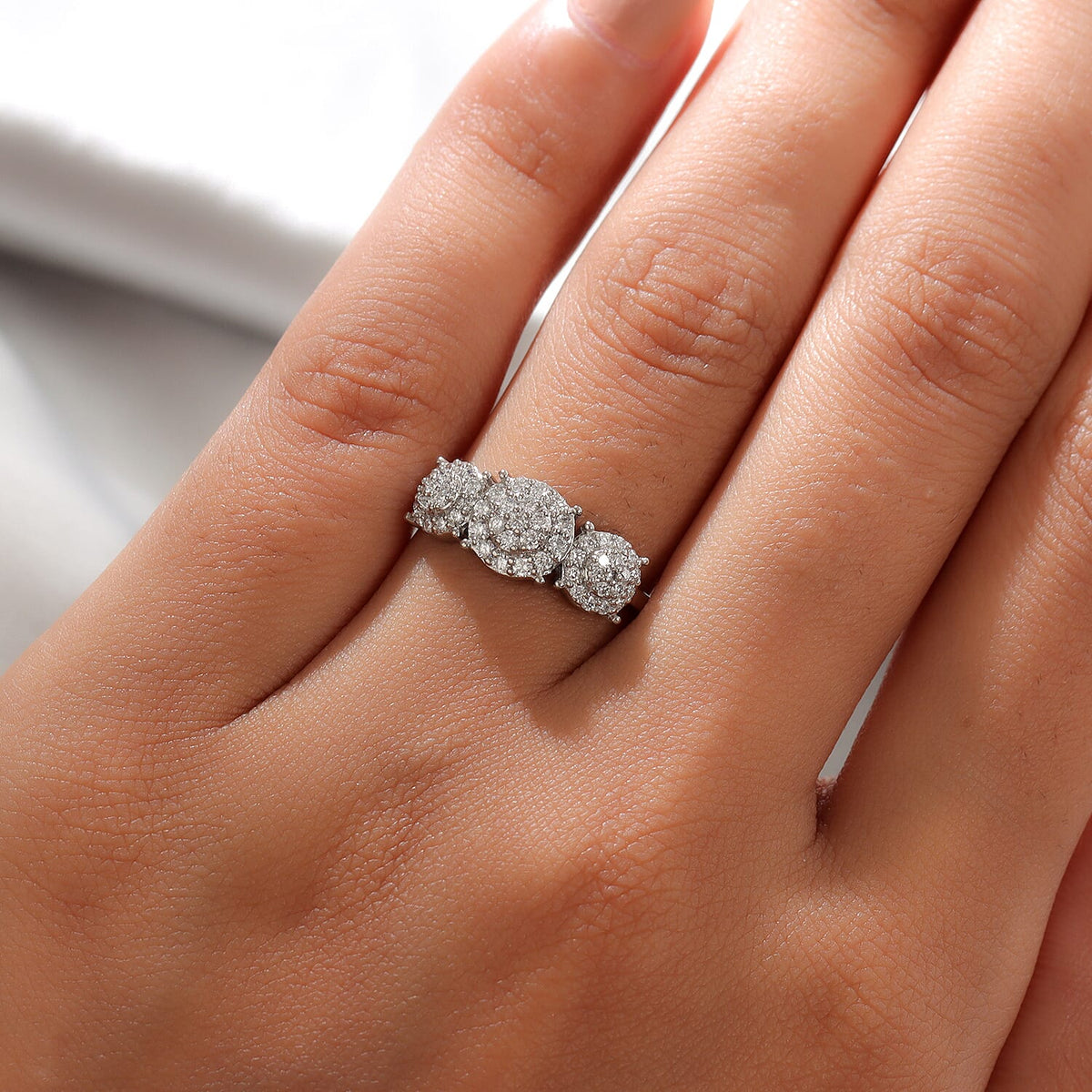 RHAPSODY 950 Platinum and Diamond Cluster Ring 0.47 Ct. 7831868 3
