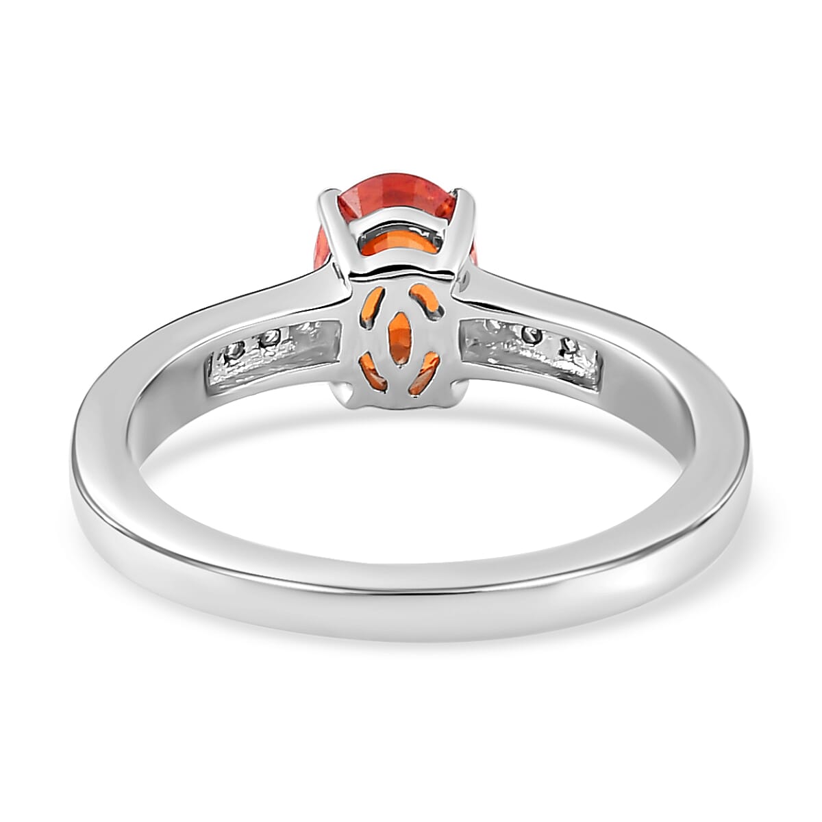 RHAPSODY AAAA Red Sapphire and Diamond VS EF Classic Ring in 950 Platinum 1.20 Ct 7159894 5