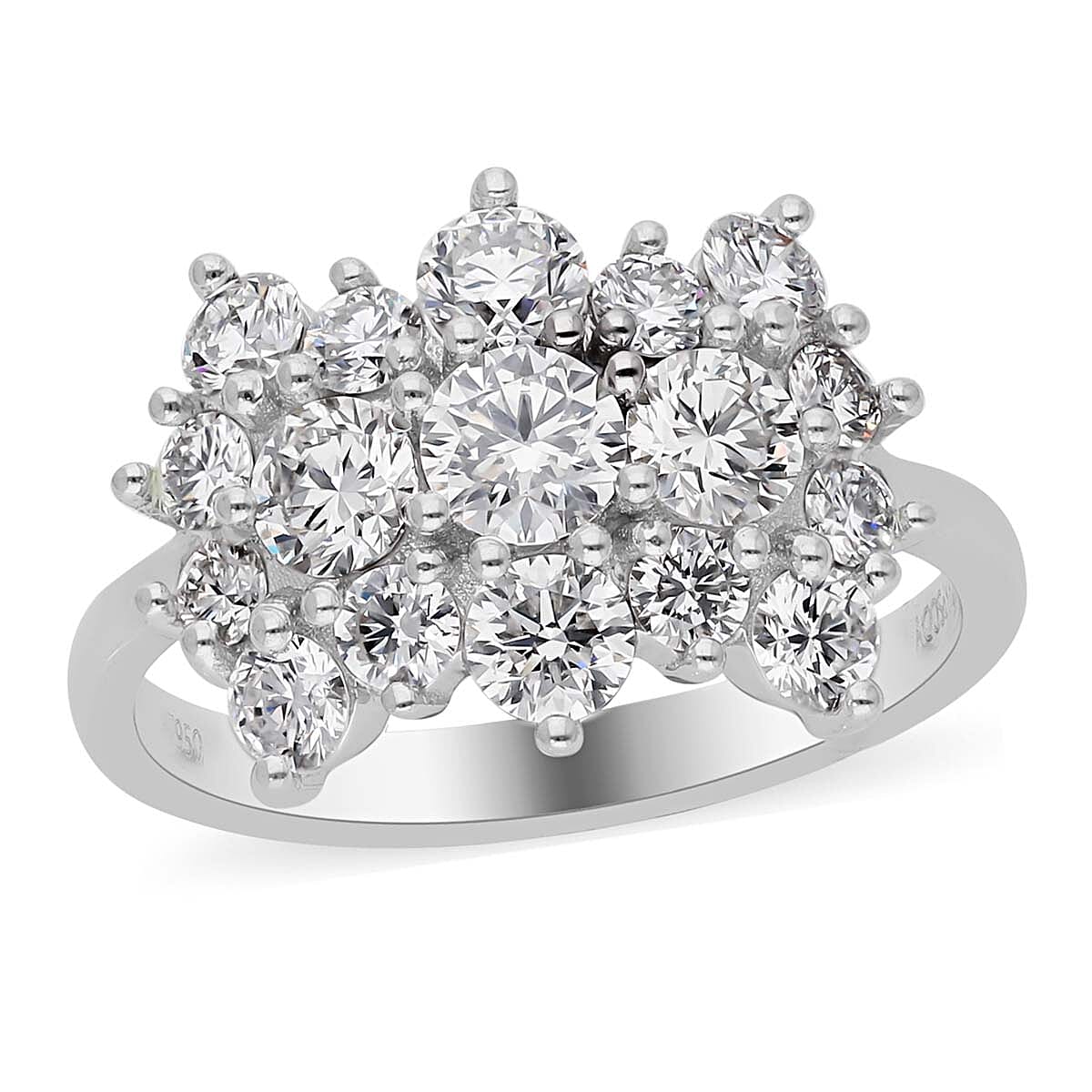 RHAPSODY 2 Ct IGI Certified VS EF Diamond Boat Ring in 950 Platinum 7302943 0