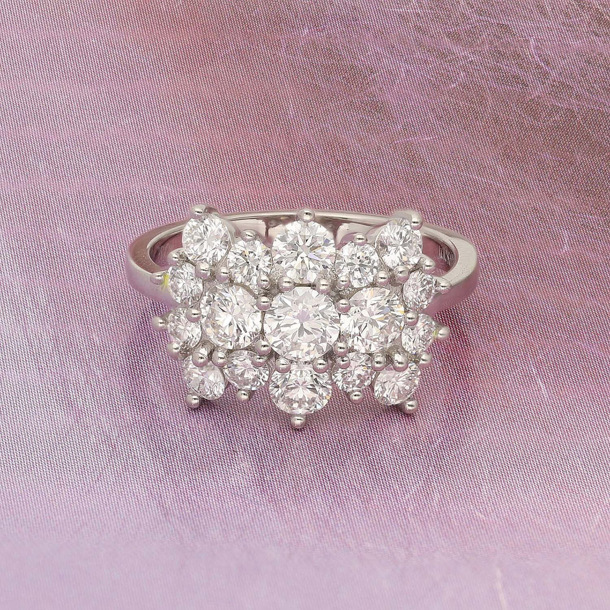 RHAPSODY 2 Ct IGI Certified VS EF Diamond Boat Ring in 950 Platinum 7302943 2