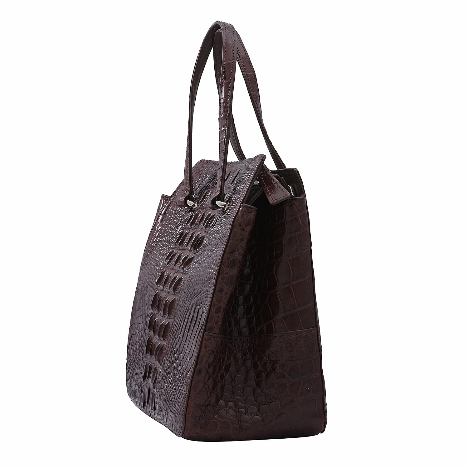 RIVER 100% Genuine Crocodile Leather Bag with Zipper Closure 7599829 2