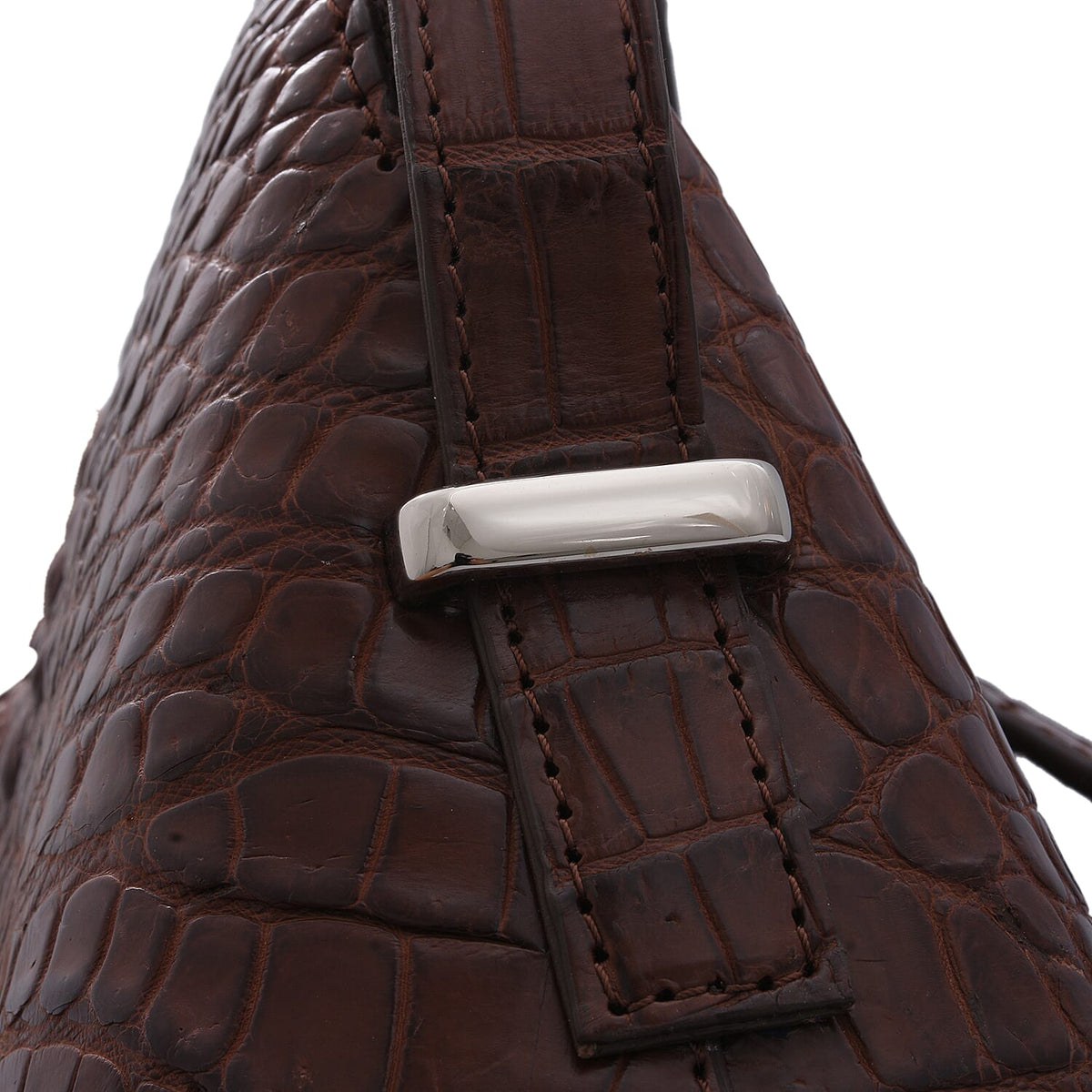 RIVER 100% Genuine Crocodile Leather Bag with Zipper Closure 7599832 2