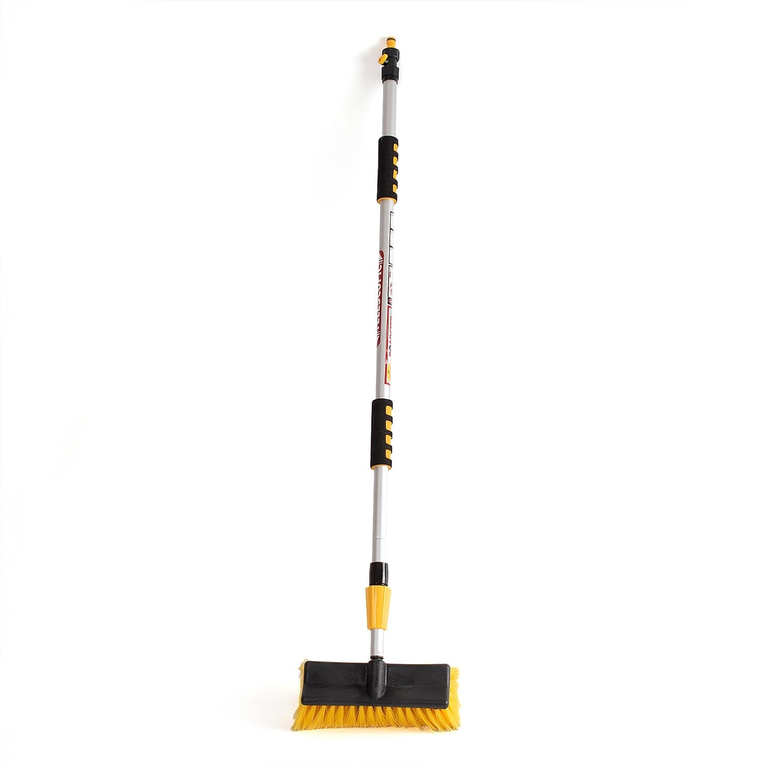 2m Extendable Telescopic Wash Brush - Yellow 7729918 2