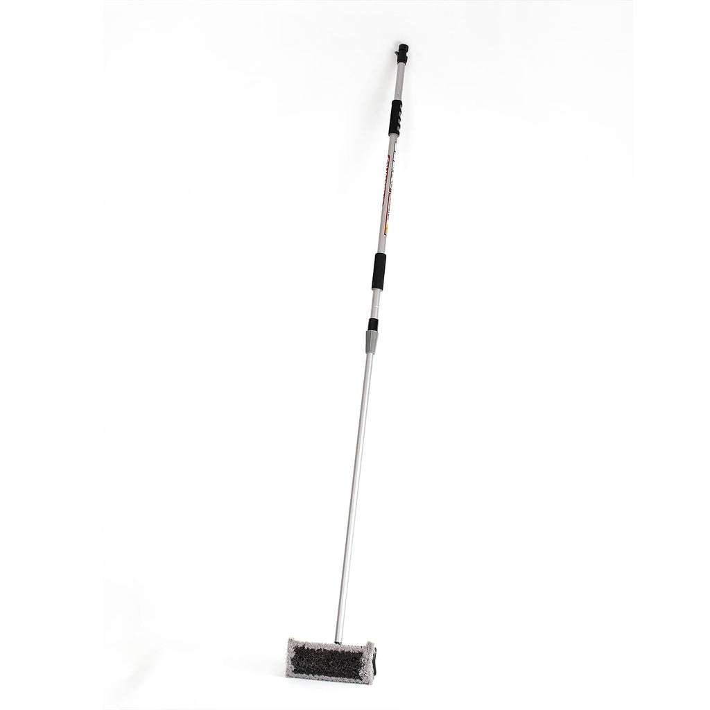 2m Extendable Telescopic Water Fed Soft Wash Brush - Grey - Cars, Vans, Conservatory, Windows, Caravans