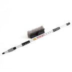 2m Extendable Telescopic Water Fed Soft Wash Brush - Grey - Cars, Vans, Conservatory, Windows, Caravans