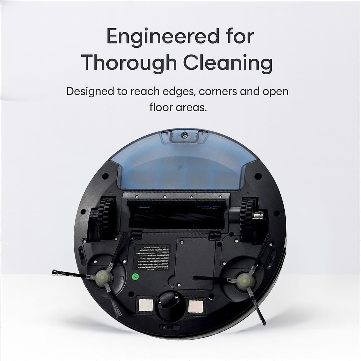 ROBOT Vacuum - Sweeps, Sucks &amp; Mops with Remote or App Controlled, Quiet 60dB - Black &amp; Blue 8233696 4