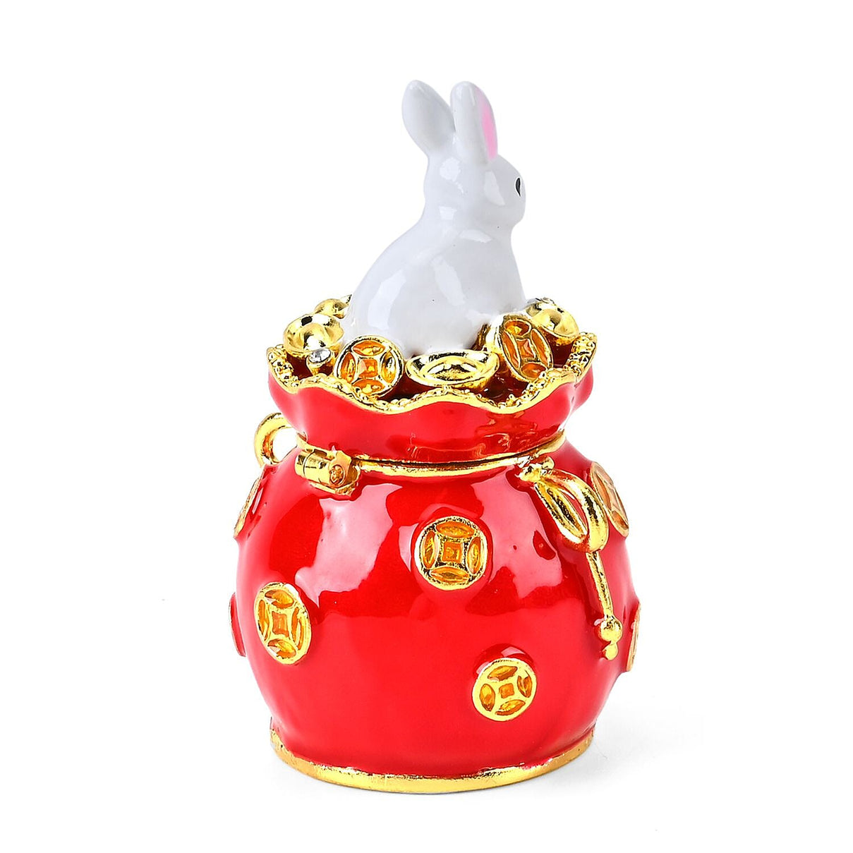 Trinket Storage Box with Cute Rabbit on Top 7683268 3
