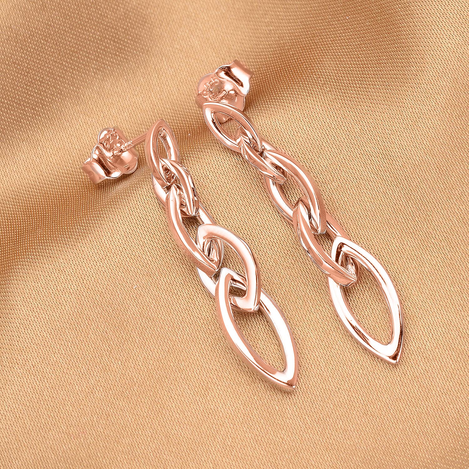 Rachel Galley  18K Vermeil RG Plated Sterling Silver Earring (With Push Back ) 3890698 3