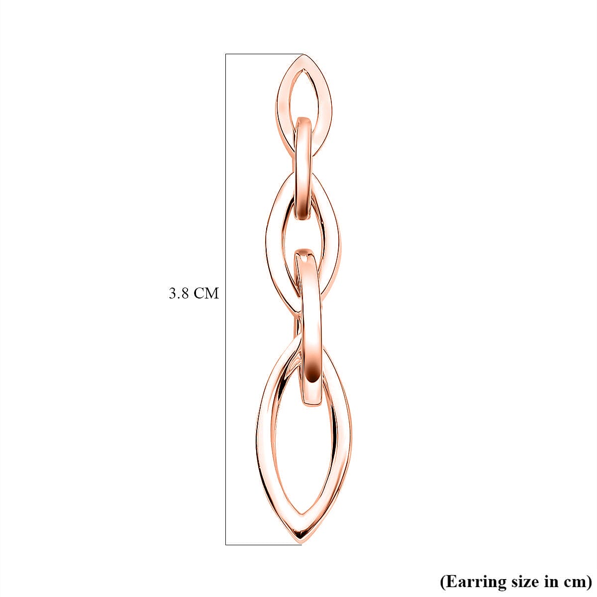 Rachel Galley  18K Vermeil RG Plated Sterling Silver Earring (With Push Back ) 3890698 5