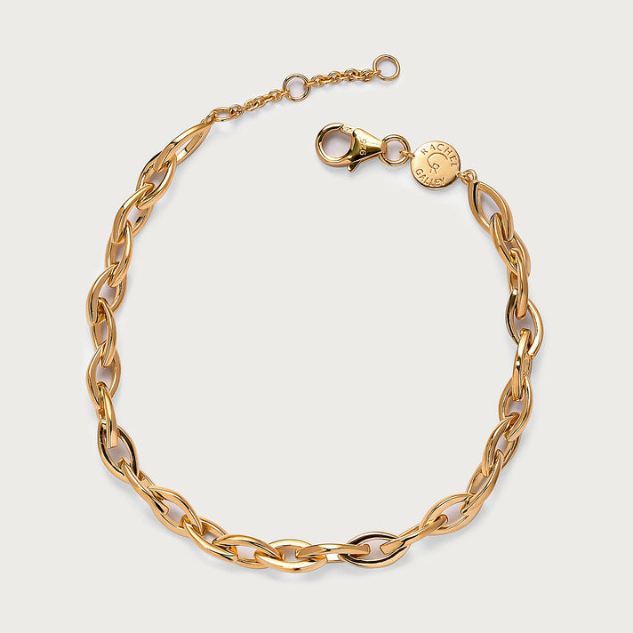 Rachel Galley 18K Vermeil Yellow Gold Plated  Sterling Silver Bracelet (Size - 7 /7.5 /8 ),  Silver Wt. 7.80 Gms 3890689 1